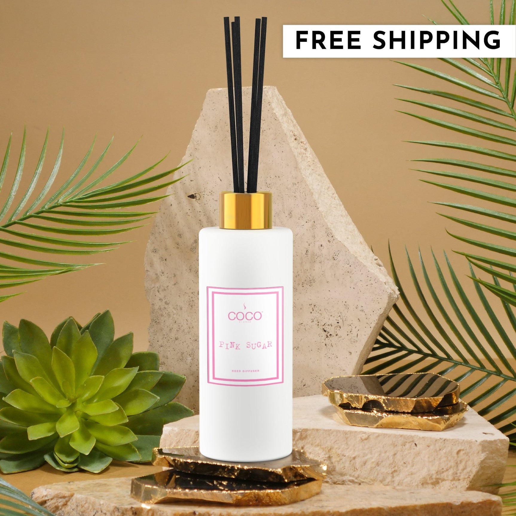 5oz Pink Sugar Reed Diffuser - Ornate Home