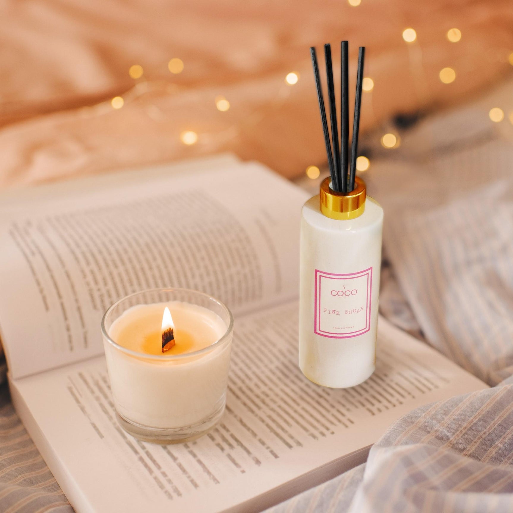 5oz Pink Sugar Reed Diffuser - Ornate Home