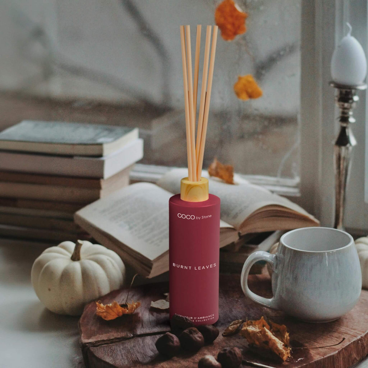 5oz Smells Like Burning Leaves Reed Diffuser - Ornate Home