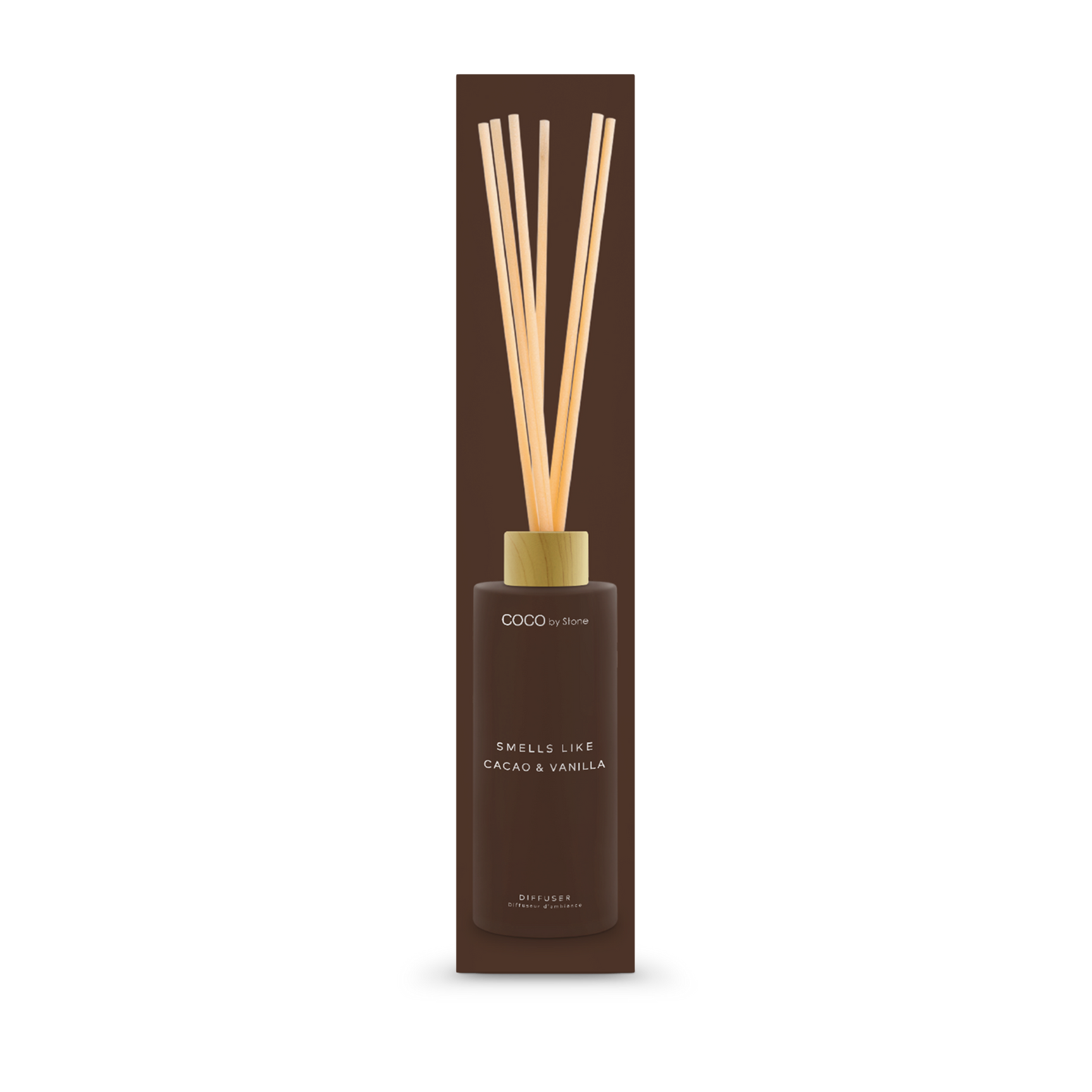 5oz Smells Like Cacao & Vanilla Reed Diffuser - Ornate Home