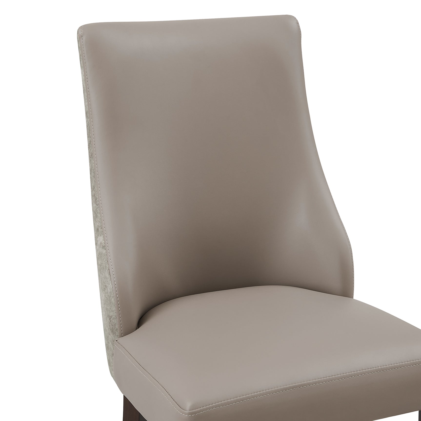 6-Piece Connie Dining Chair and Arm Chair in Taupe - Ornate Home