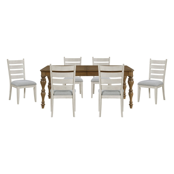 Wyatt Silver 7pc Dining Set