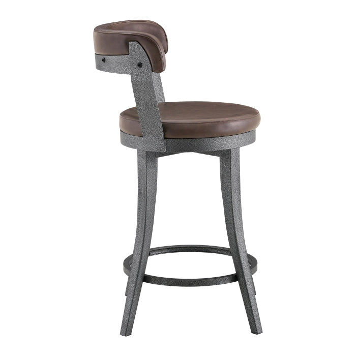 Foundry Brown Swivel Counter Height Chair