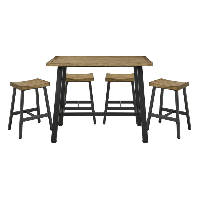 Braddock Gray 5pc Dining Set