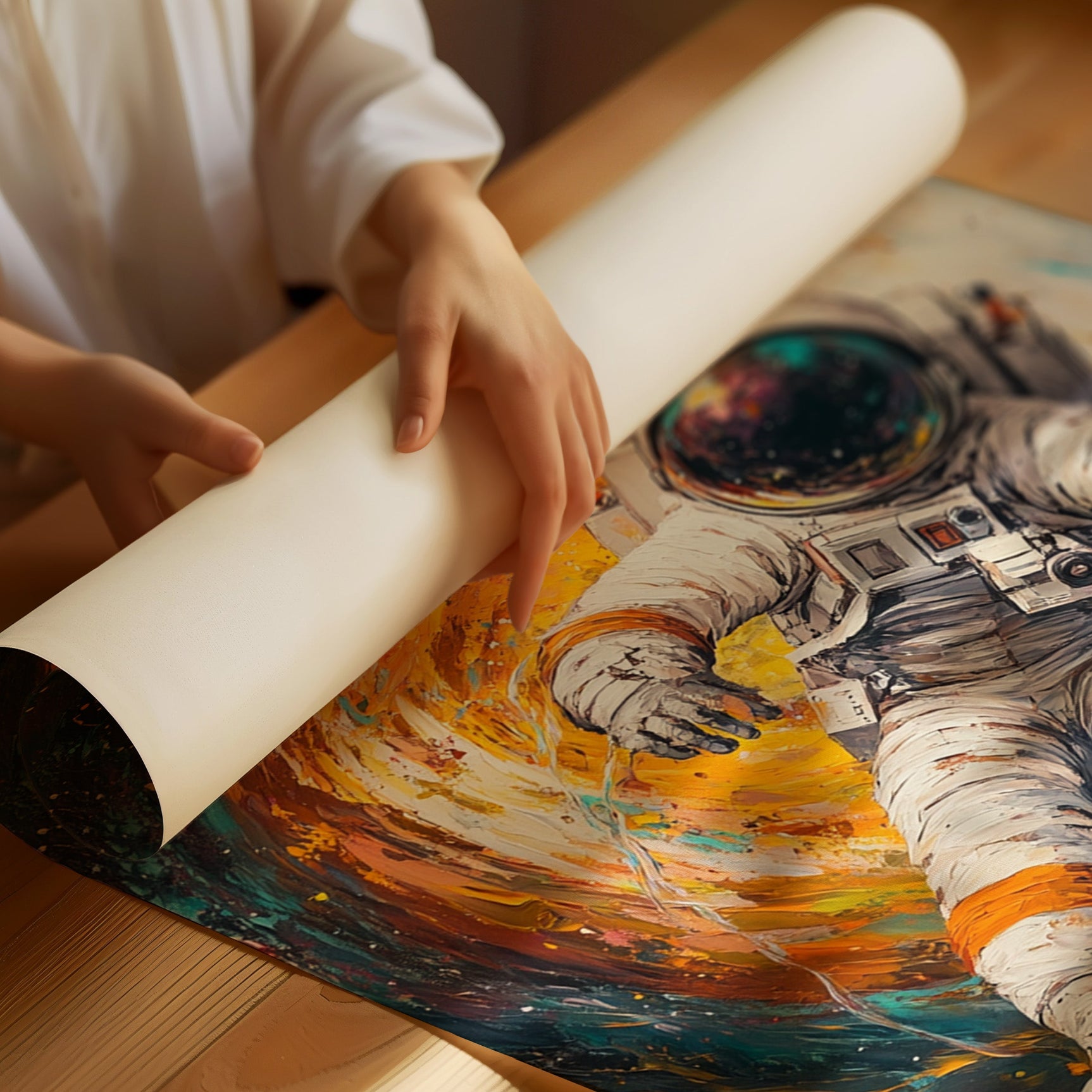 Astronaut in the Colorstorm