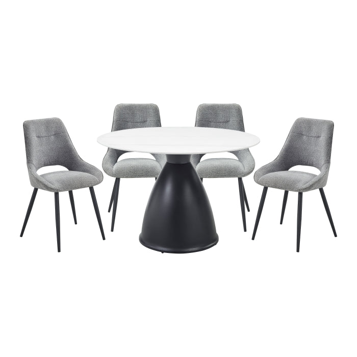 Thea Gray 5pc Dining Set