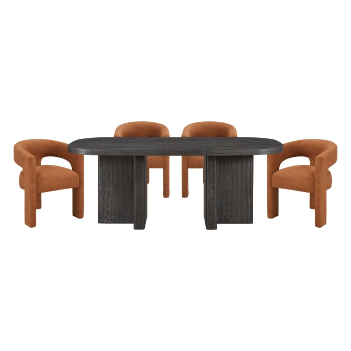 Marais White 5pc Dining Set