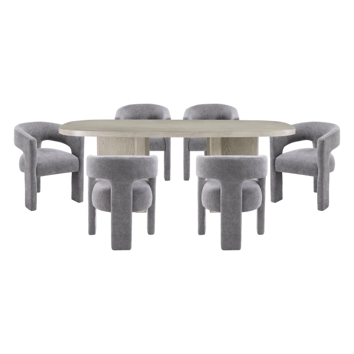Marais Beige 6pc Dining Set