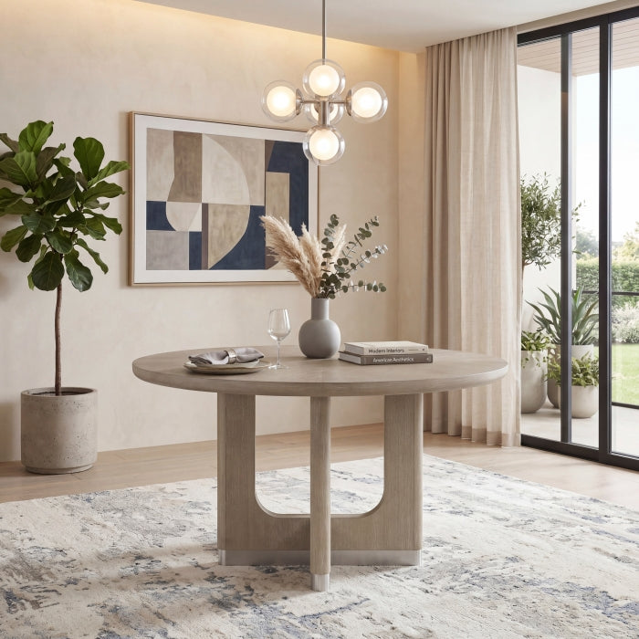Clara Beige Dining Table Top