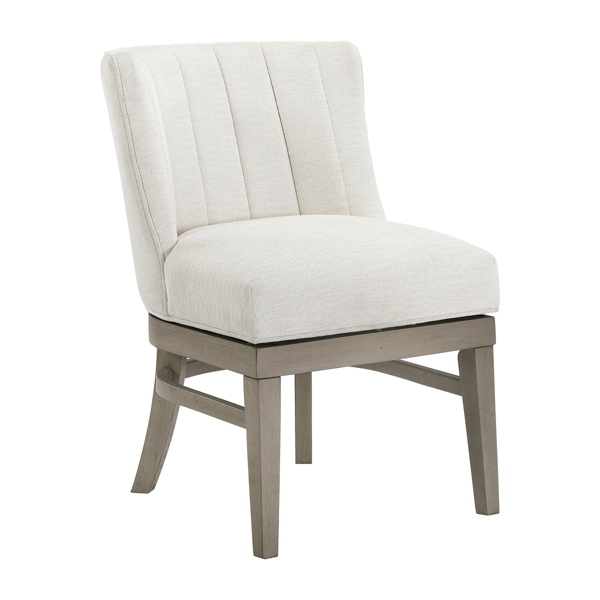 Palisade Silver Swivel Side Chair
