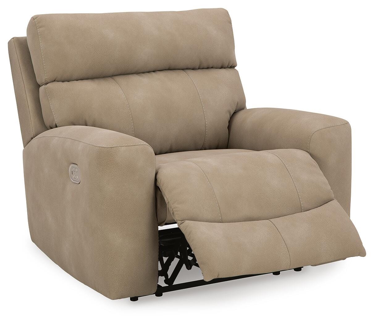 Next-Gen Durapella Sand 3-Piece Sectional and Recliner