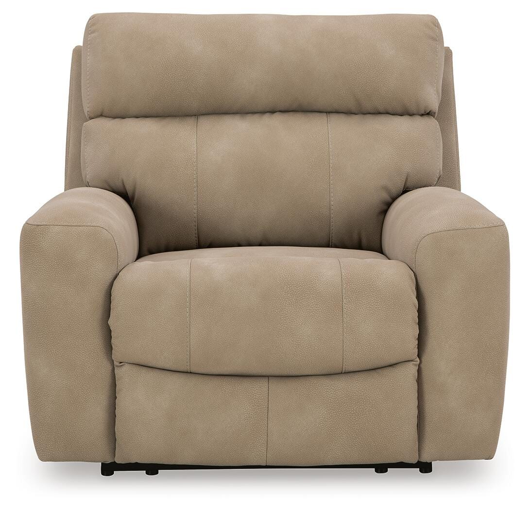 Next-Gen Durapella Sand 3-Piece Sectional and Recliner