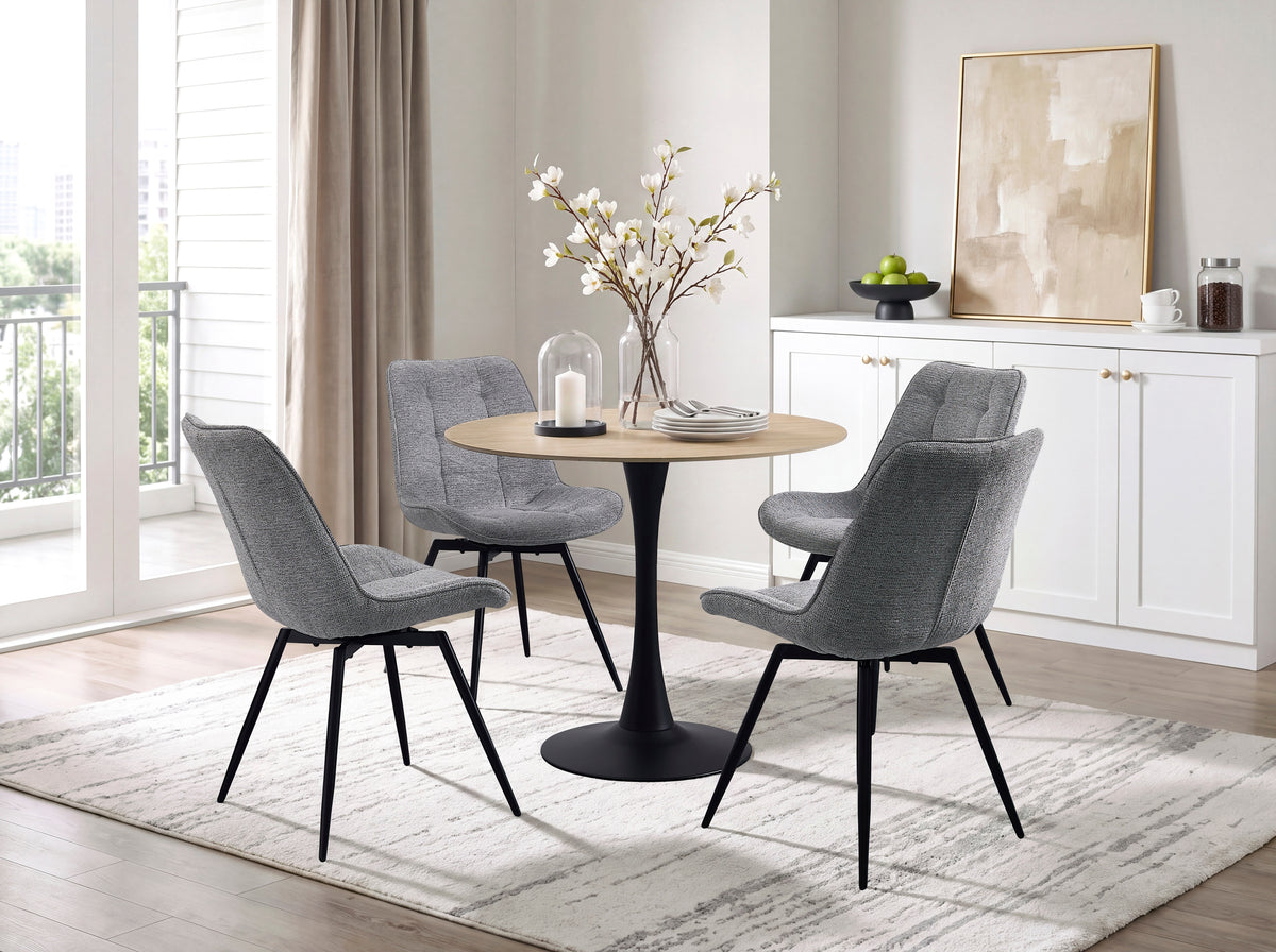 Tulipana Gray Side Chair (Set of 2)