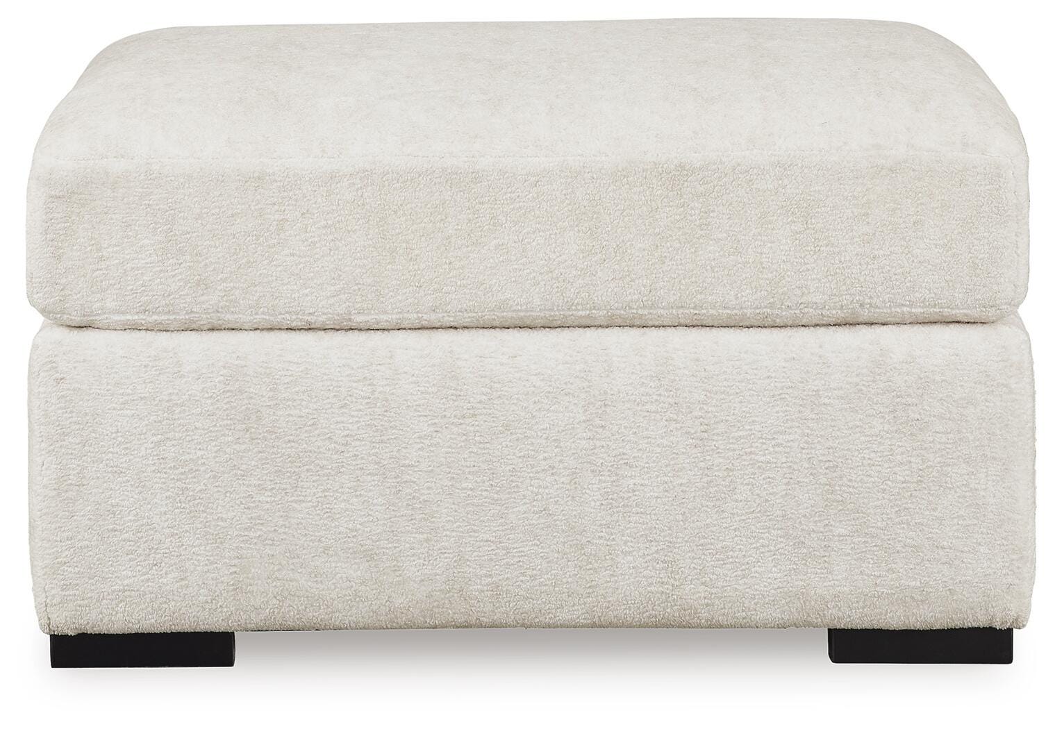 Chessington Ivory 3-Piece Sectional and Ottoman