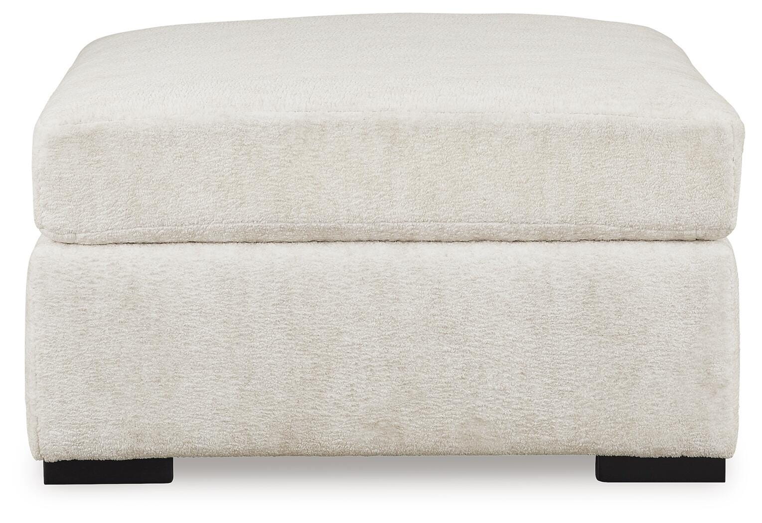 Chessington Ivory 3-Piece Sectional and Ottoman