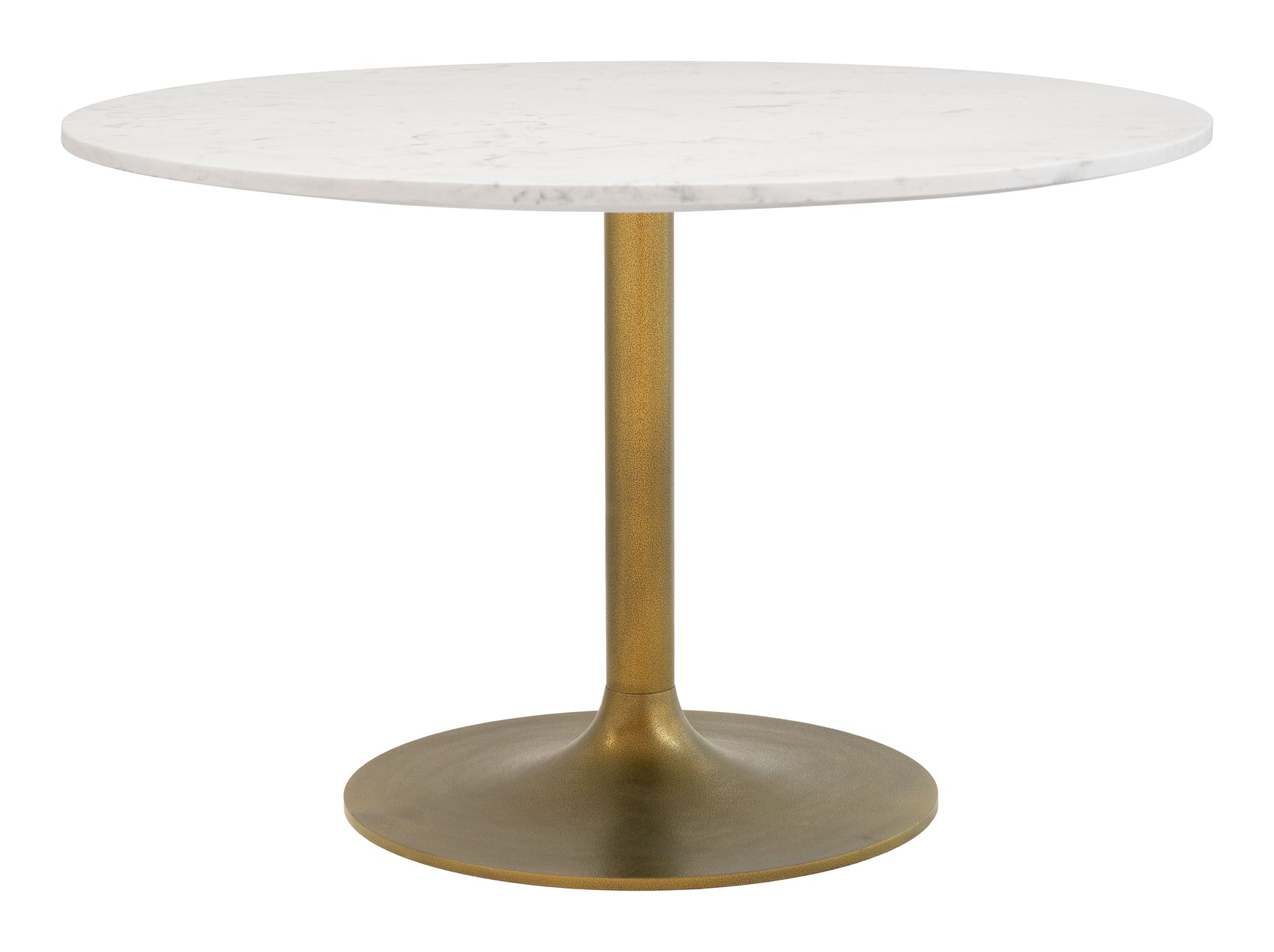 Ithaca White & Gold Dining Table