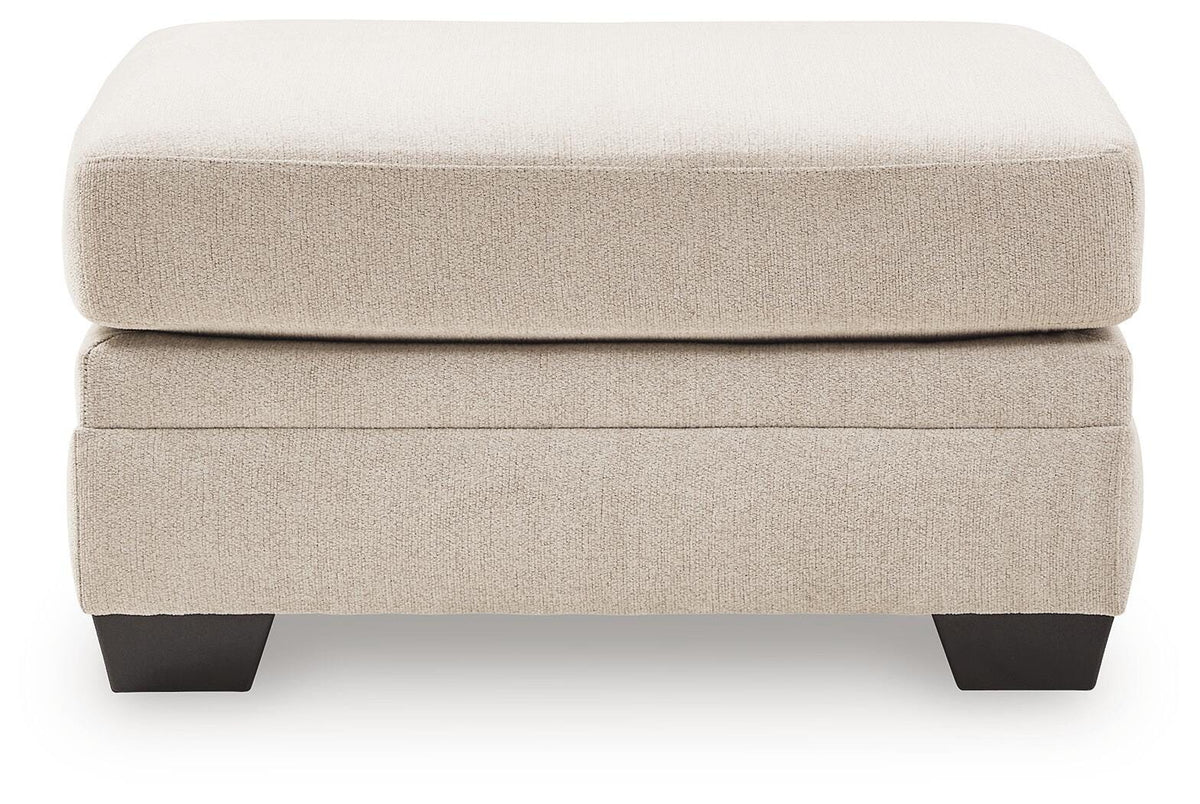 Mandi Point Marble Oversized Accent Ottoman (Online Special Price)