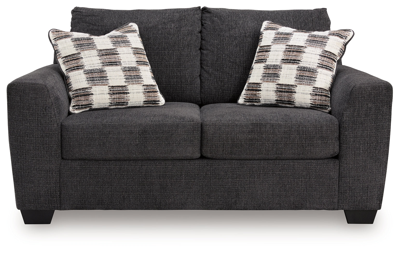 Loreo Ebony Sofa and Loveseat