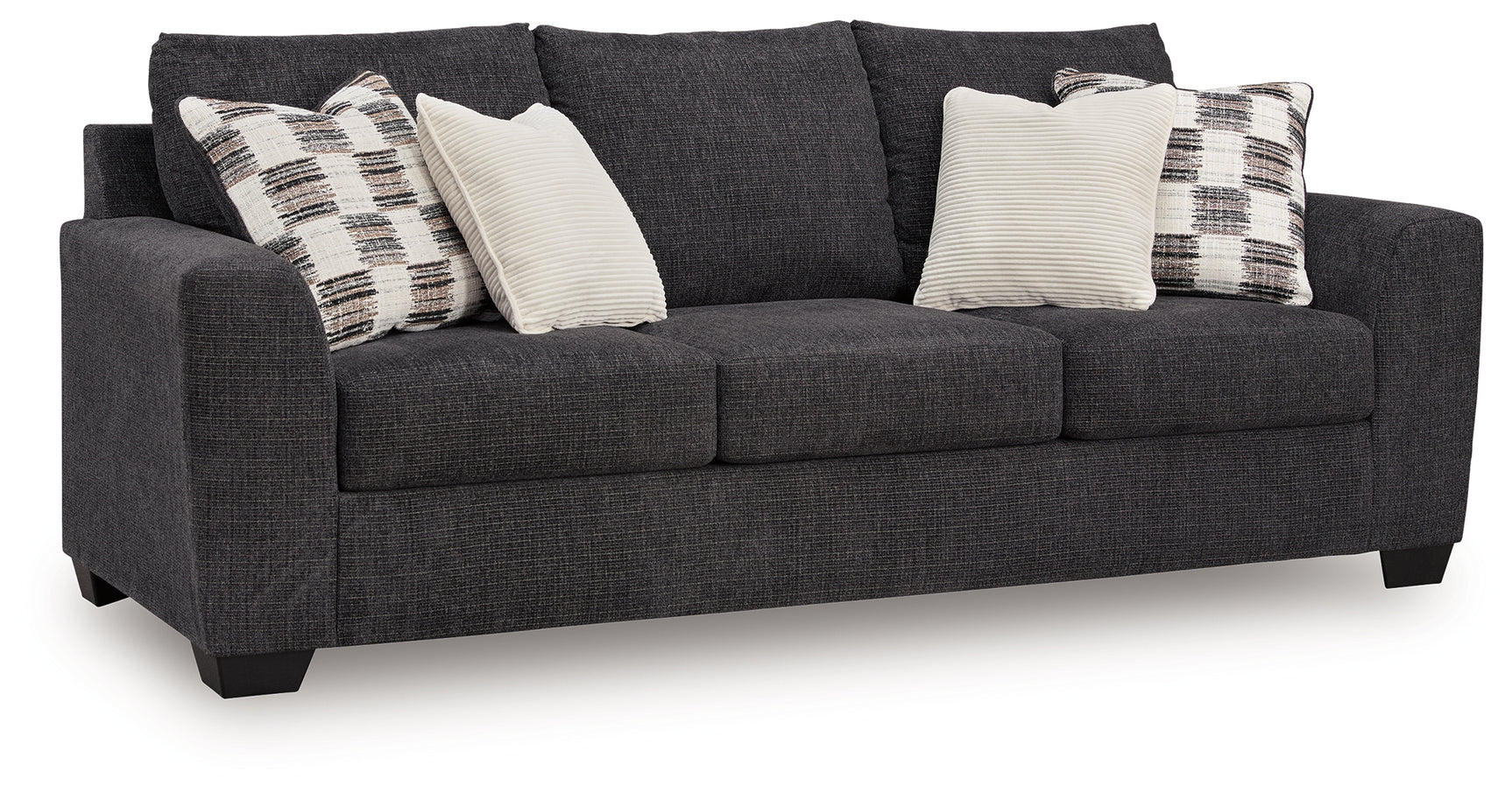 Loreo Ebony Sofa and Loveseat