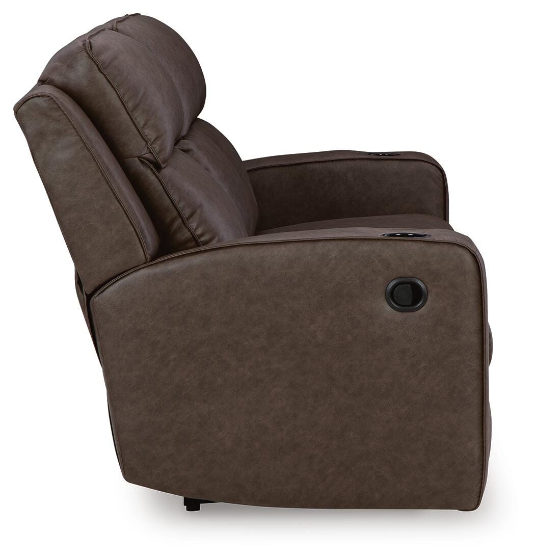 Lavenhorne Umber Reclining Sofa and Recliner