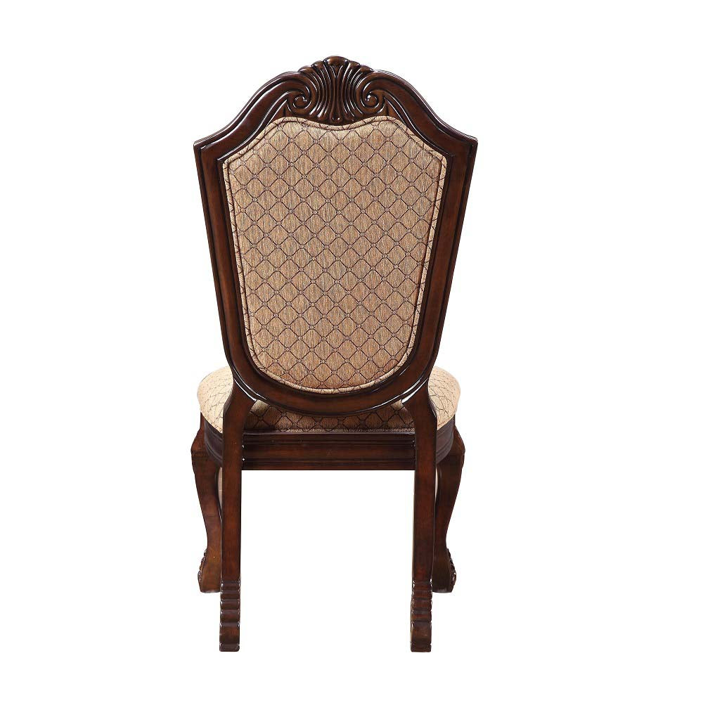 Chateau De Ville Beige/Espresso Side Chair (Set of 2)