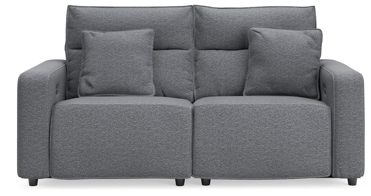 Modmax II Salt and Pepper 2-Piece Reclining Loveseat