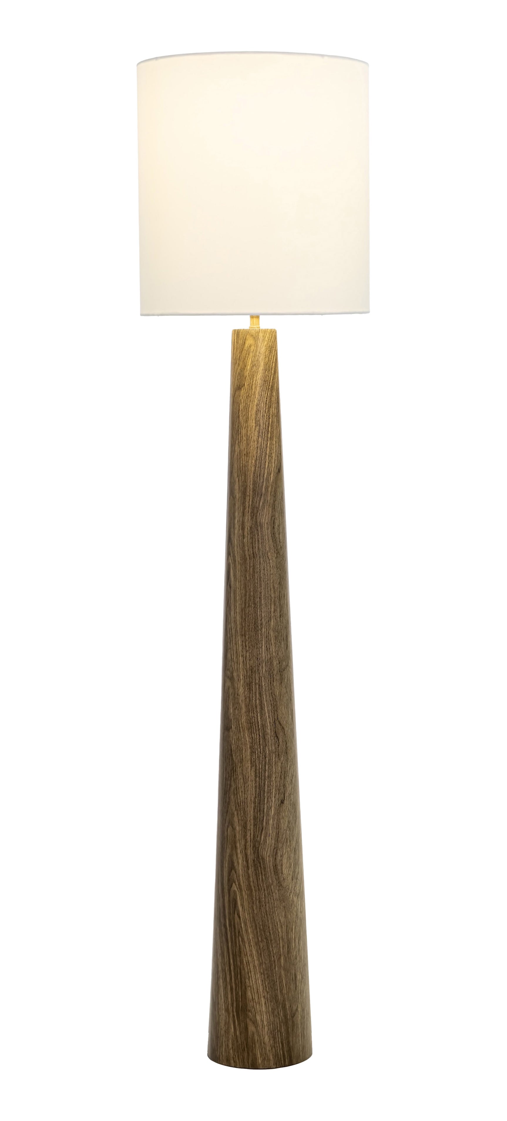 Woonari Brown Solar Floor Lamp