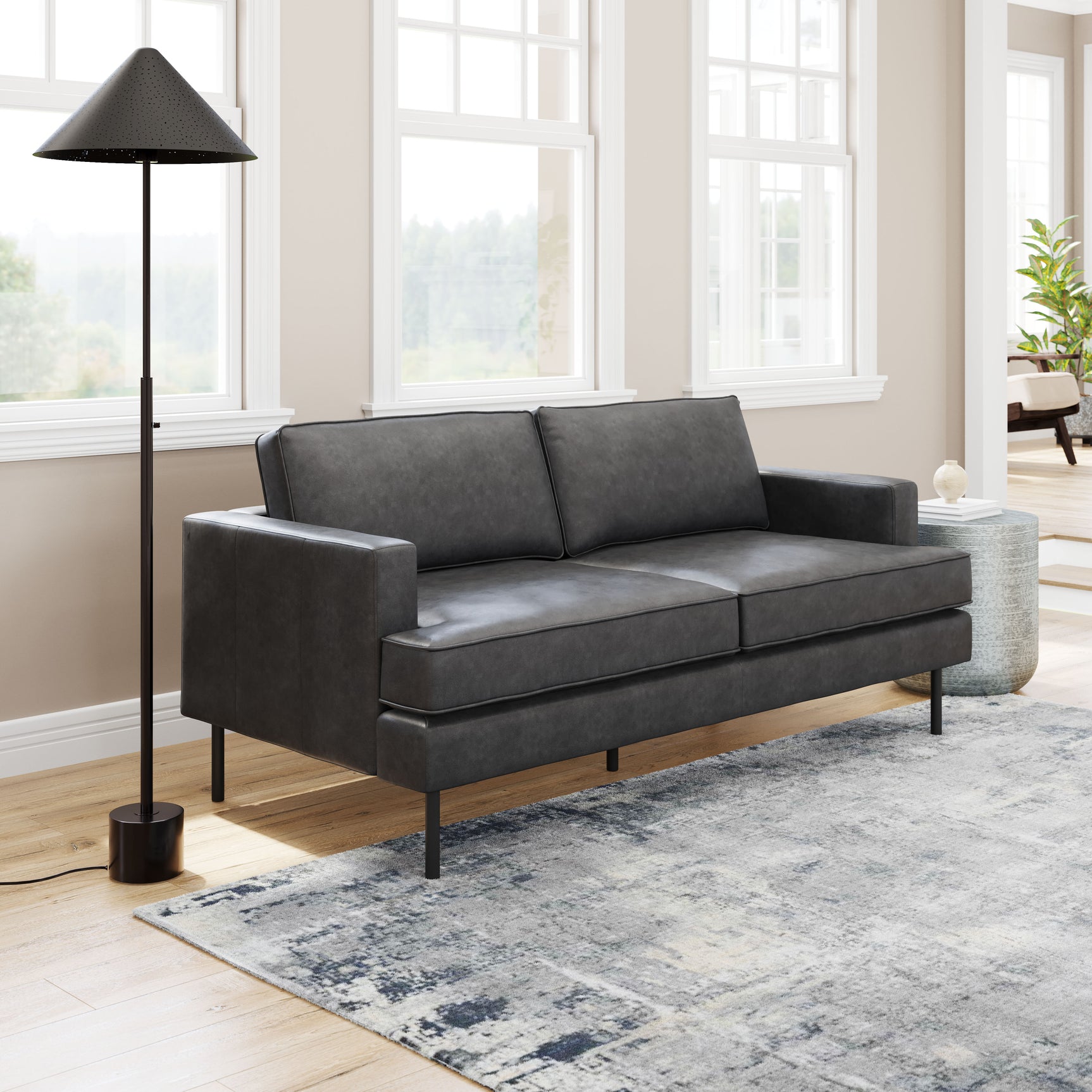 Decade Vintage Gray Sofa
