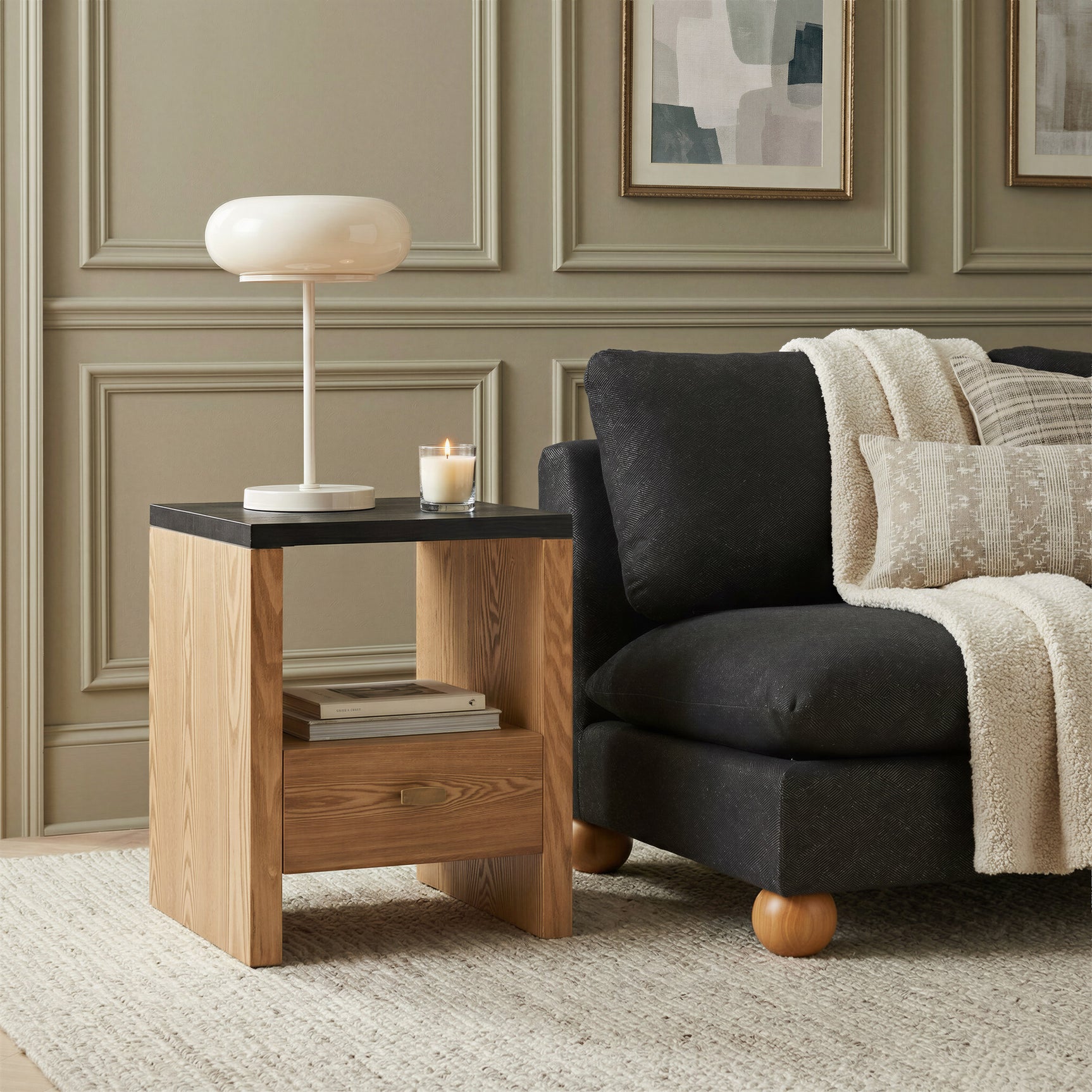 Munk Beige Table Lamp