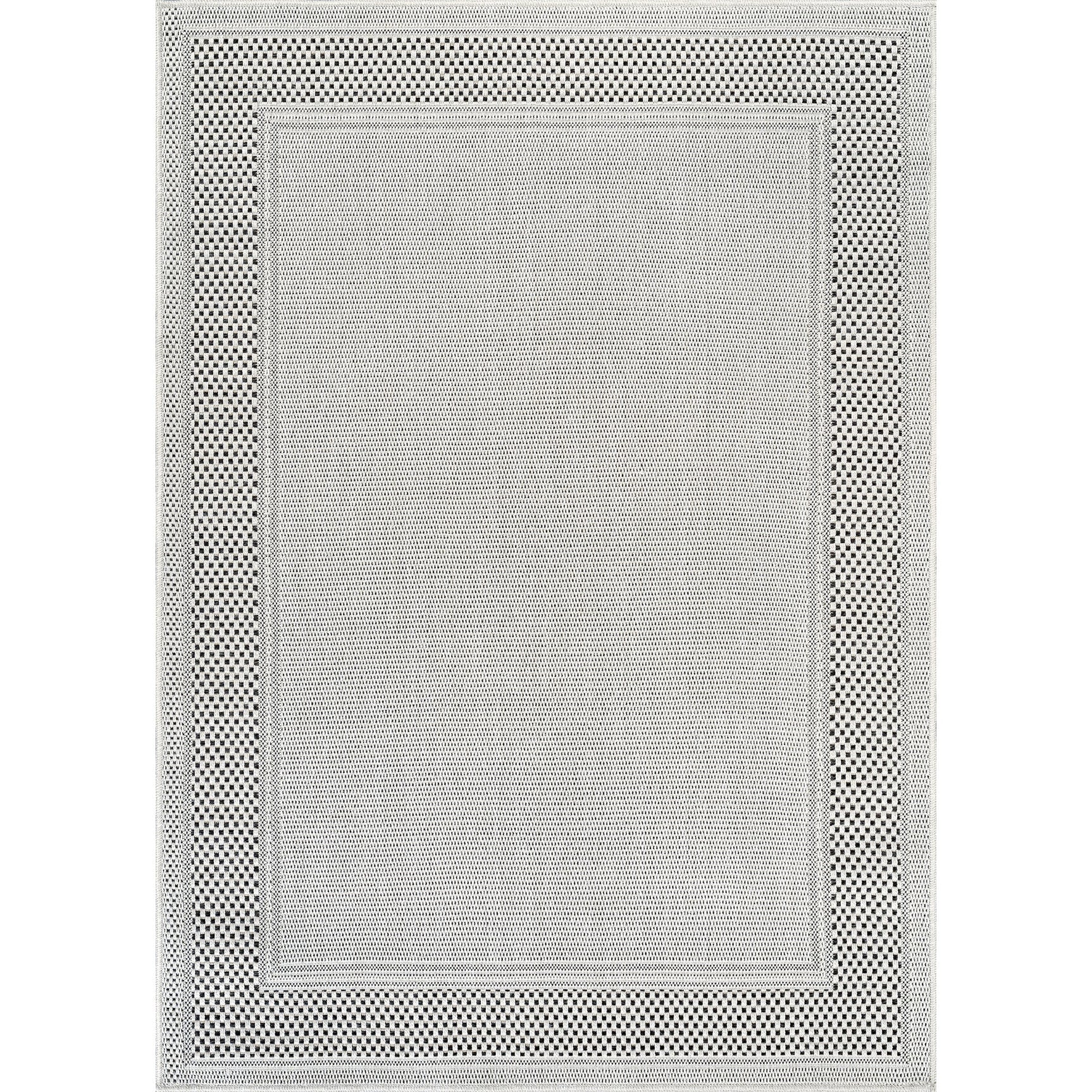 Fiora Bone 6 Jute-Look Rug | Indoor/Outdoor Elegance