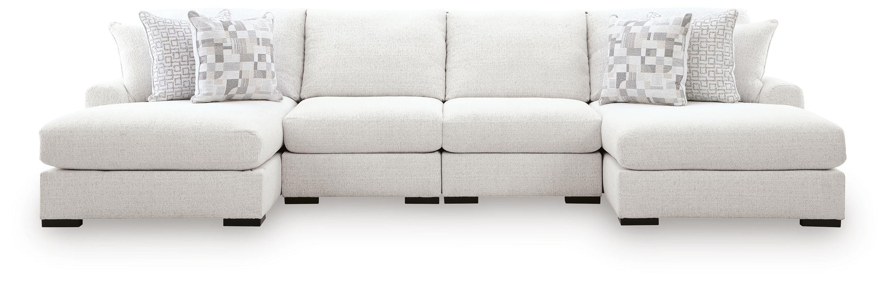 Wynncroft Manor Chalk 4-Piece Double Chaise Sectional (Online Special Price)