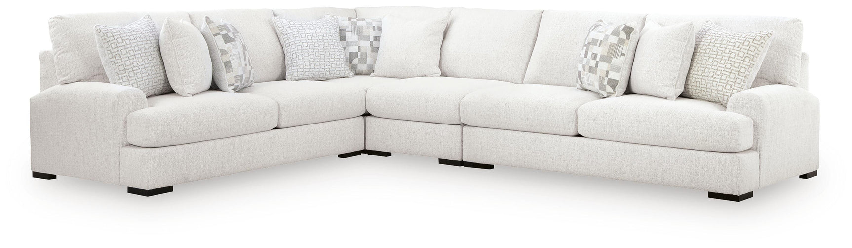 Misty-Lakes Chalk 4-Piece Sectional (Online Special Price)