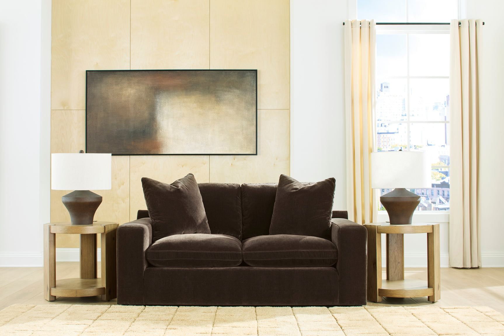 Maxton Heights Bittersweet Loveseat