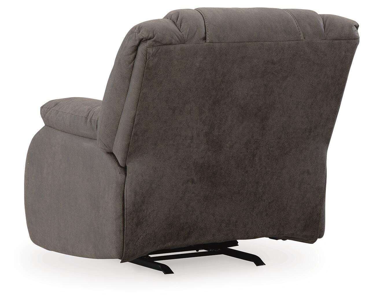 First Base Gunmetal Reclining Sofa and 2 Recliners (Online Special Price)
