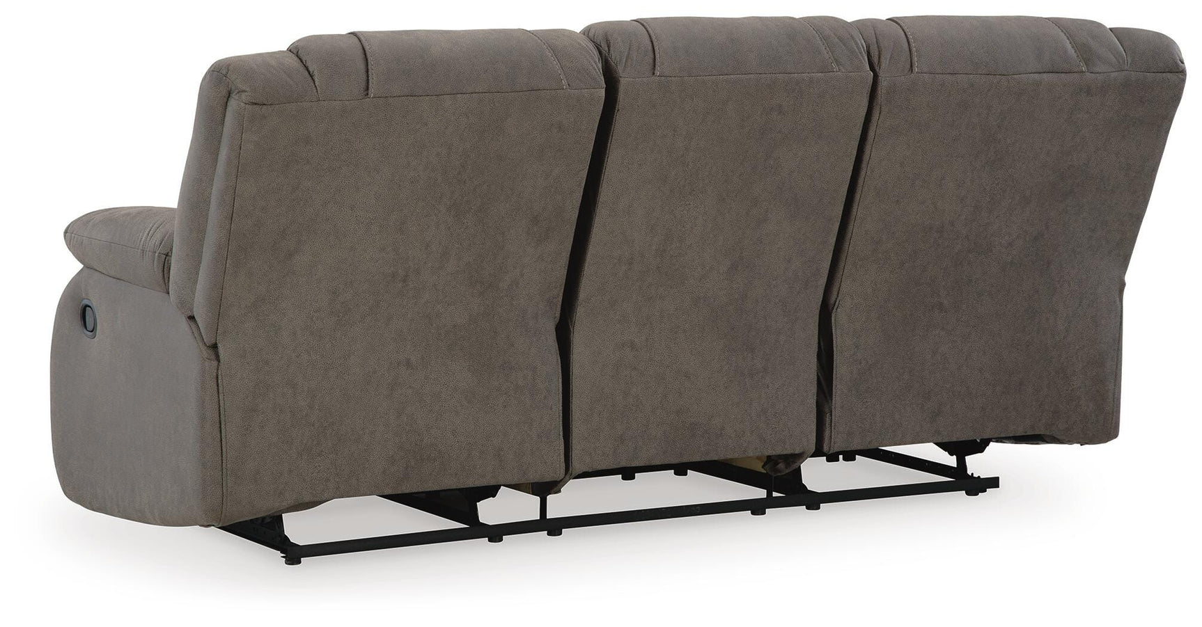 First Base Gunmetal Reclining Sofa and 2 Recliners (Online Special Price)