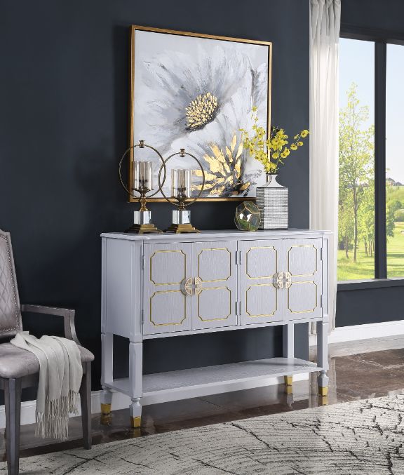 House Marchese Pearl Gray Server