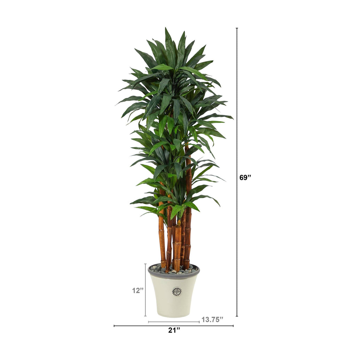 69” Dracaena Artificial Tree in Decorative Planter