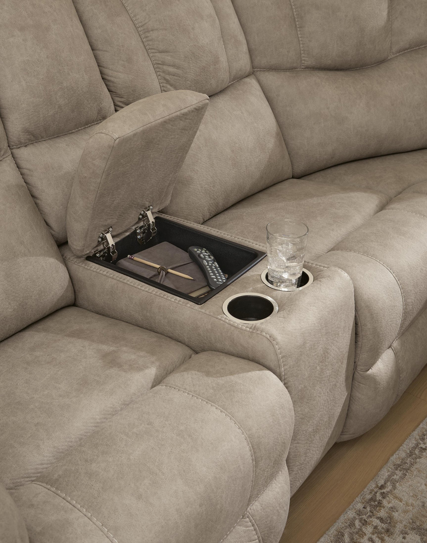 Pearce-Pike Birch 3-Piece Reclining Sectional with Double Console