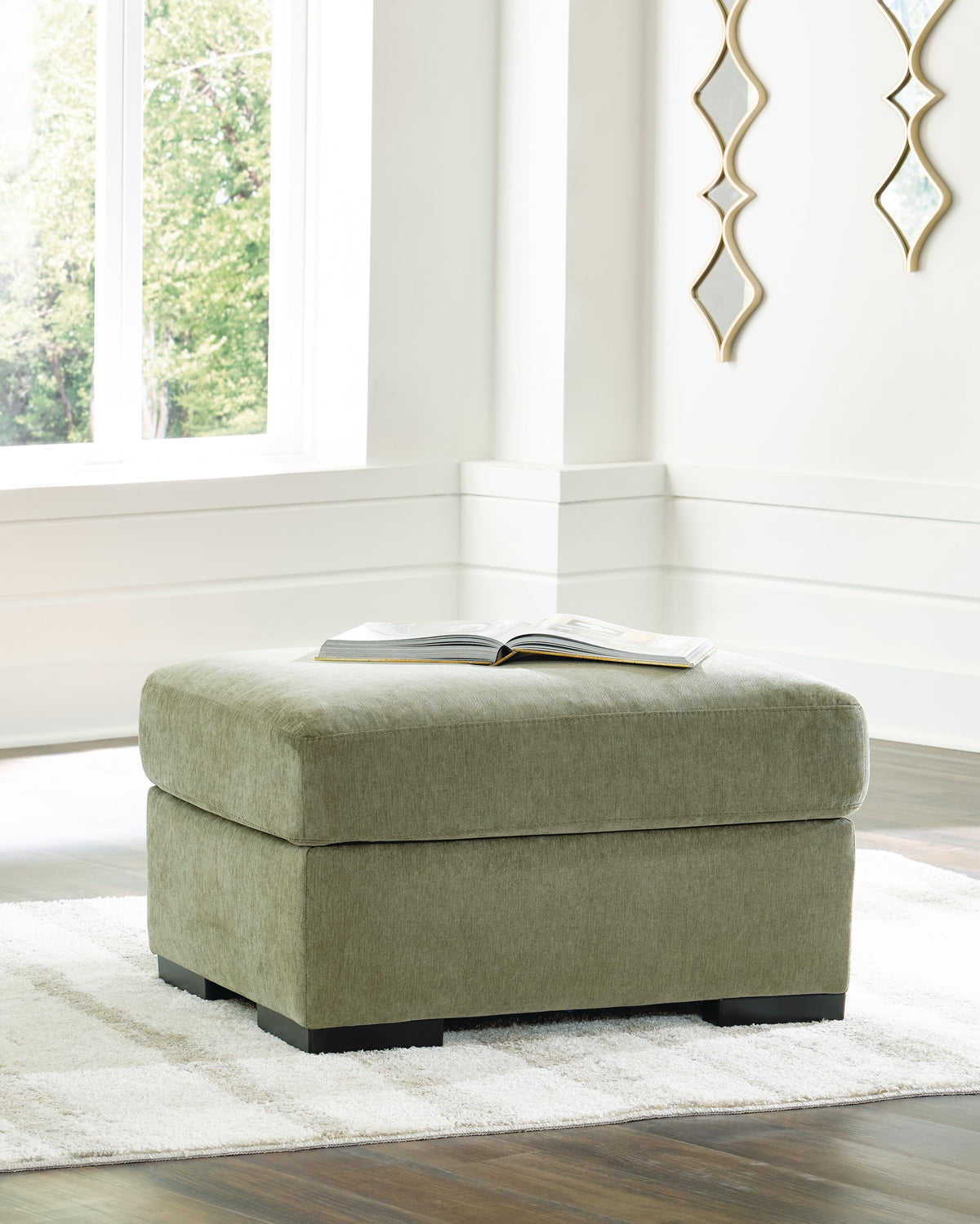Bridgepoint Moss Ottoman