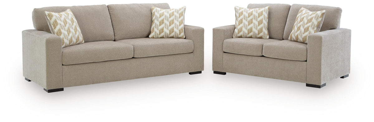 Bridgepoint Stone Sofa and Loveseat