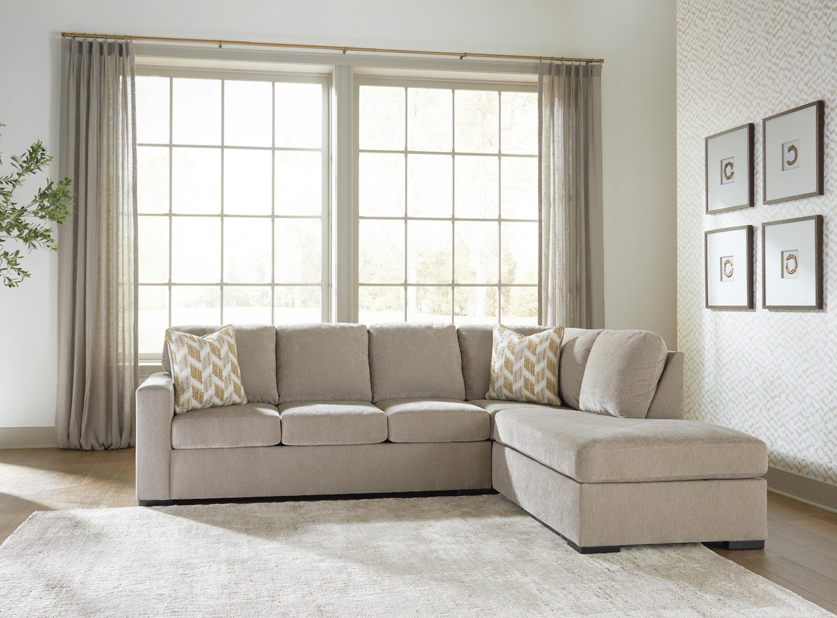 Bridgepoint Stone 2-Piece Sectional with Right-Facing Chaise