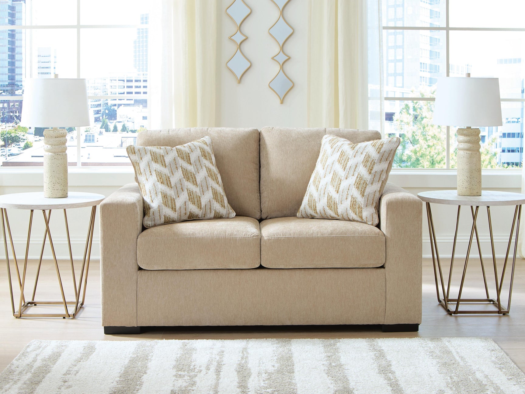 Bridgepoint Almond Loveseat (Online Special Price)