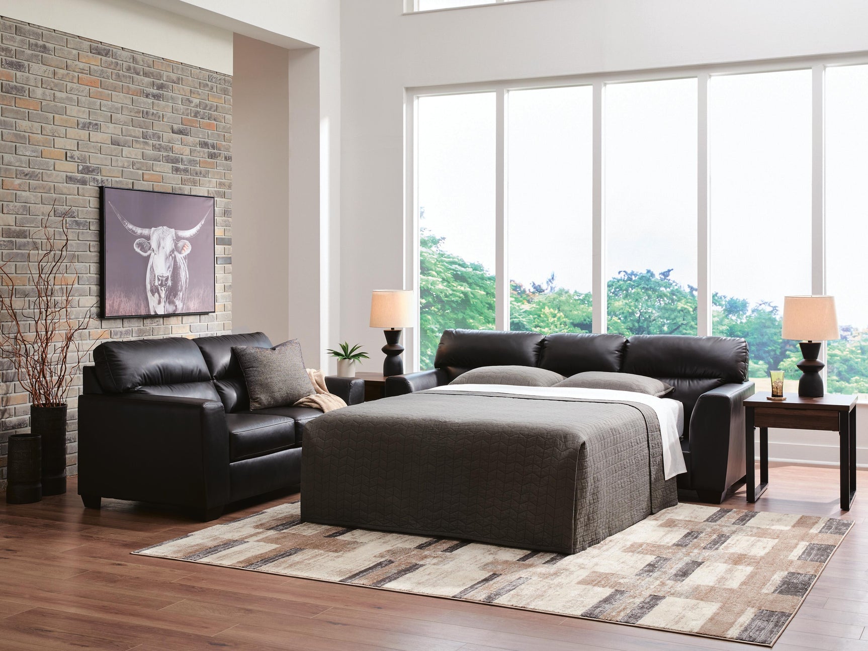 Gavello Midnight Queen Sofa Sleeper