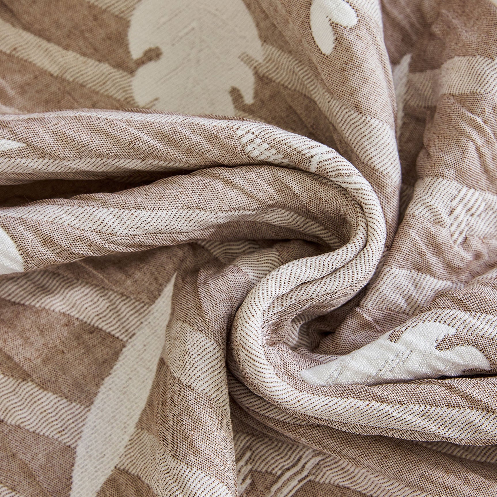 Soft Breathable Sofa Cover Blanket,Botanical Embossed Furniture Protector Throw Cover