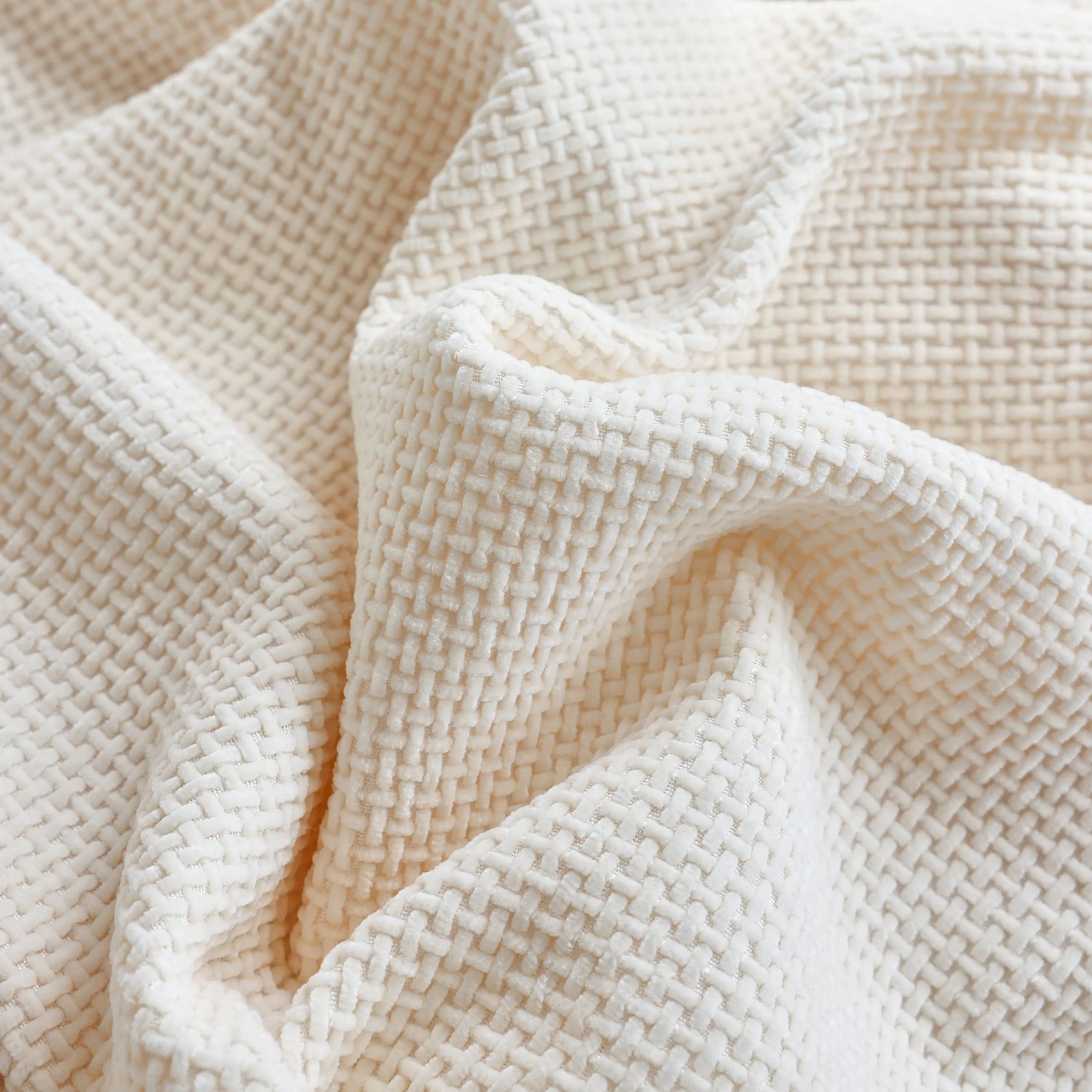 Chenille Thickened Solid Couch Blanket Throws, Reversible Couch Covers for Sectional Couches
