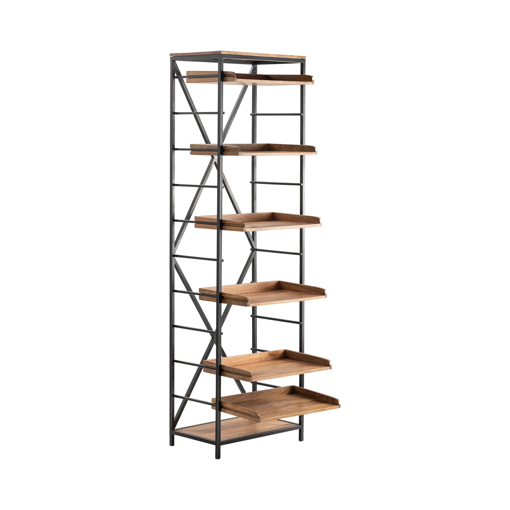 Thomas Road Brown/Black Bookshelf
