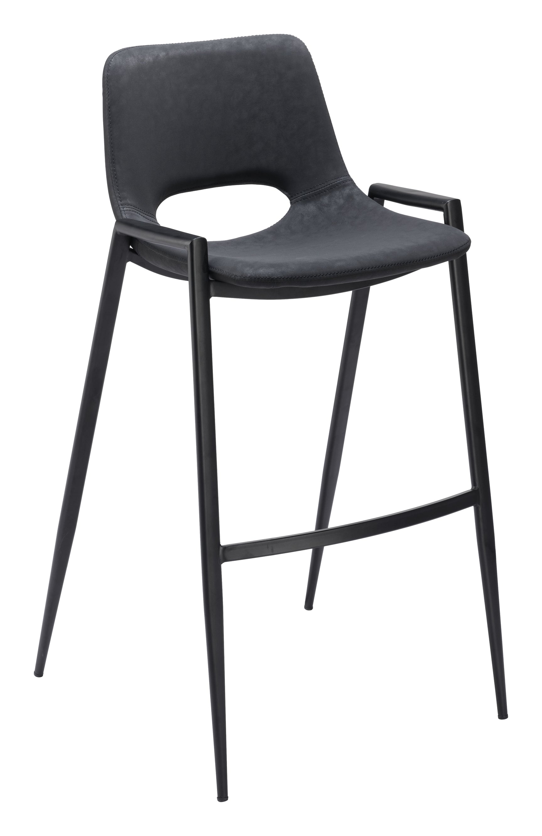 Desi Black Barstool (Set of 2)