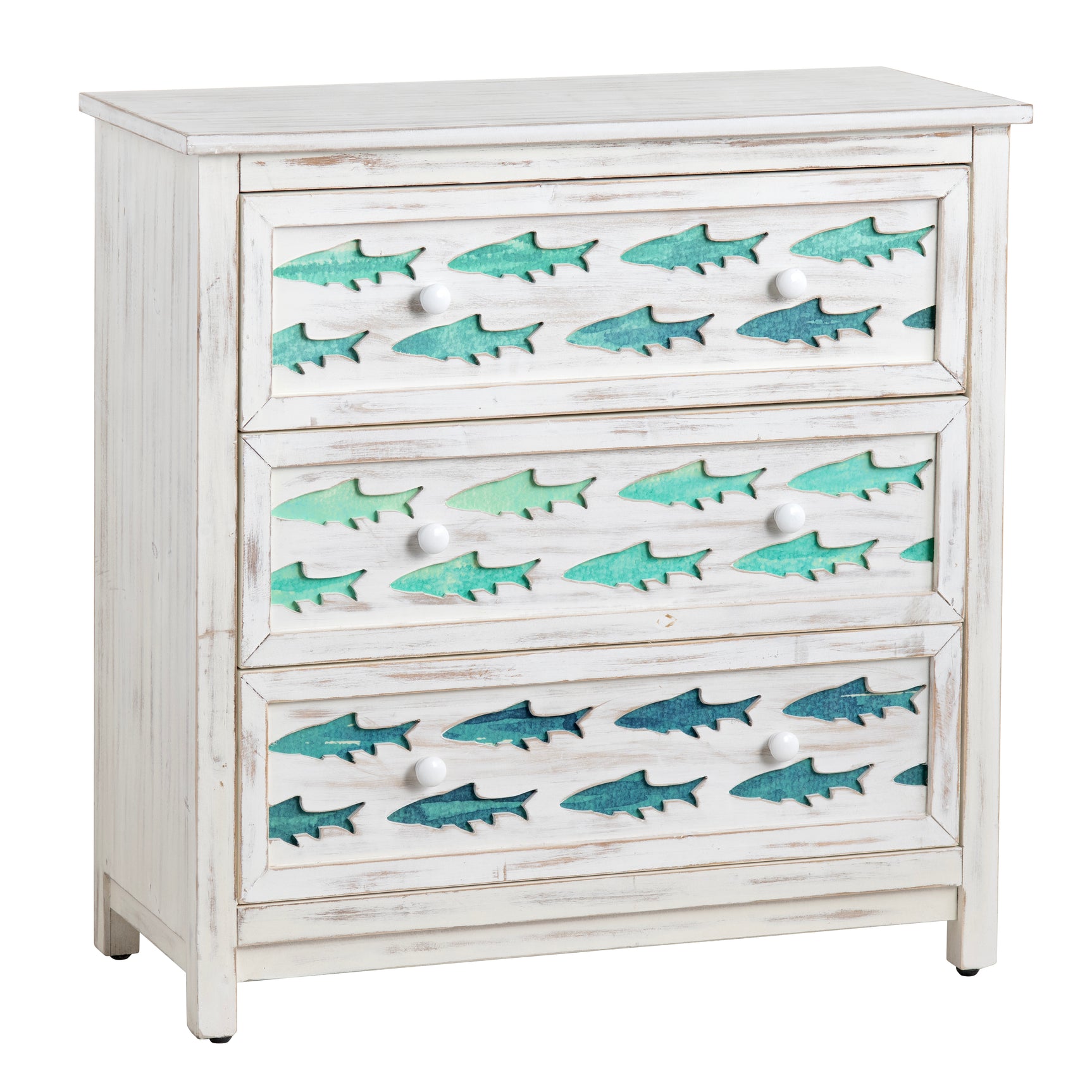Hilton Head White/Blue Chest