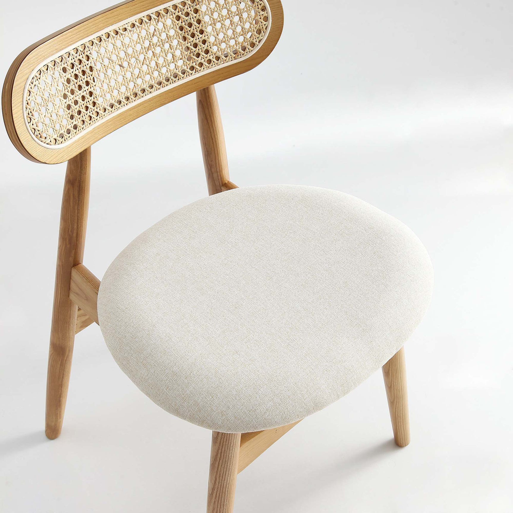 7-Piece Rockaway 70.86 Dining Set in Nature with 6 Colbert Dining Chairs - Ornate Home