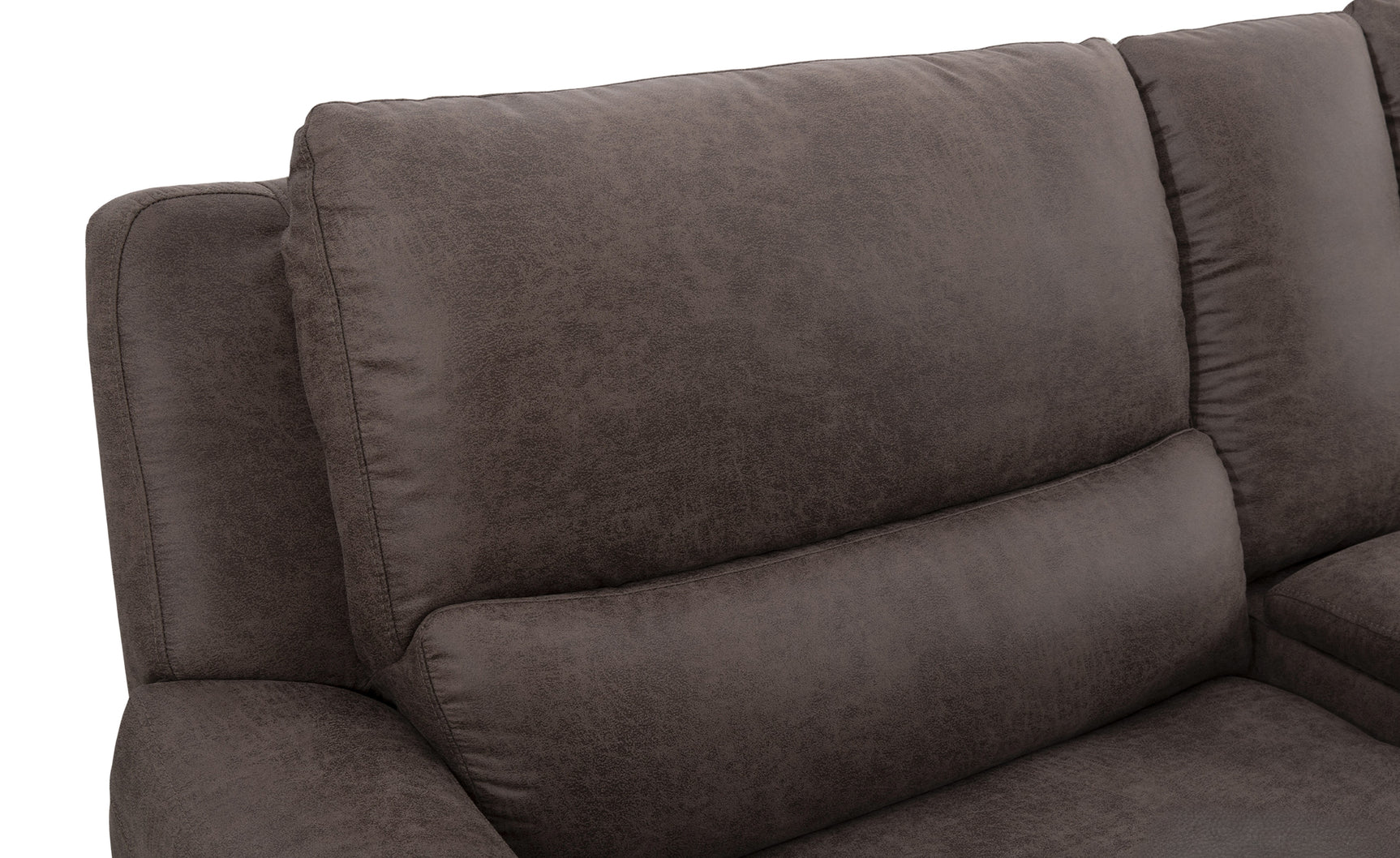 Branson Zero Slate 6-Piece Dual Power Reclining Modular Sectional with Storage Console